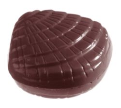 Chocolate World Frame Moulds - CW1126 - Oyster - 7.5gm - 39x36x9mm