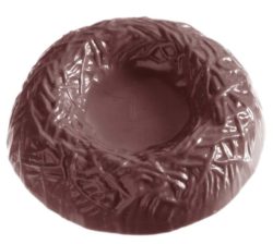 Chocolate World Frame Moulds - CW1137 - Birdsnest Small - 30gm - 60x60x13mm