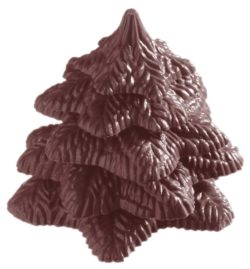 Chocolate World Frame Moulds - CW1139 - Christmas Tree - 125gm - 88x88x88mm