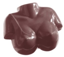 Chocolate World Frame Moulds - CW1159 - Bust - 12gm - 31x37x16mm