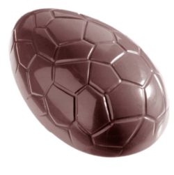 Chocolate World Frame Moulds - CW1164 - Egg Kroko 96mm - 137gm - 96x64x32mm
