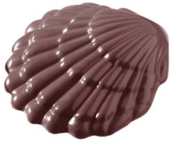 Chocolate World Frame Moulds - CW1171 - Scallop 108mm - 156gm - 110x107x25mm