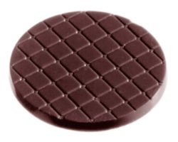 Chocolate World Frame Moulds - CW1200 - Base Ø 26mm - 1gm - 26x26x2mm