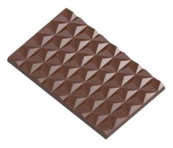 Chocolate World Frame Moulds - CW12006 - Tablet With Star Pattern - 63.5gm - 123.5x76.5x7.5mm