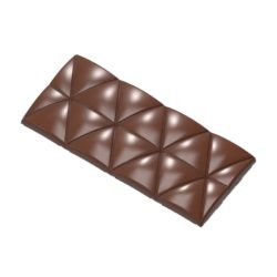 Chocolate World Frame Moulds - CW12042 - Tablet Convex Triangles - 51gm - 124x55x8mm