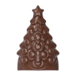 Chocolate World Frame Moulds - CW12051 - Christmas Tree - 53gm - 90x59x24.5mm