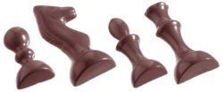 Chocolate World Frame Moulds - CW1208 - Chess Set 6 Fig. - 250gm - 88x37xN/Amm