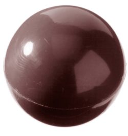 Chocolate World Frame Moulds - CW1217 - Half Sphere Ø 30mm - 9gm - 30x30x15mm