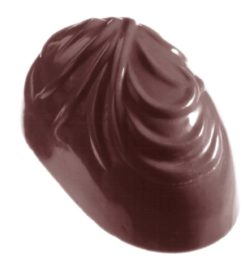 Chocolate World Frame Moulds - CW1222 - Feather - 16gm - 41x24x22mm