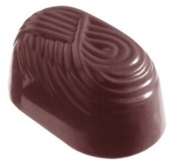 Chocolate World Frame Moulds - CW1231 - Spritz Model Deep - 17gm - 40x24x19mm