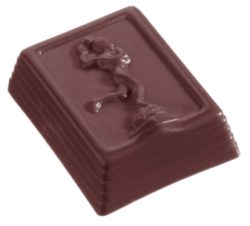 Chocolate World Frame Moulds - CW1272 - Brabo - 12gm - 40x30x10mm