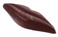 Chocolate World Frame Moulds - CW1297 - Lips Kiss Me - 41gm - 102x36x19mm