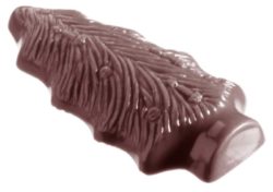 Chocolate World Frame Moulds - CW1322 - Pinetree - 10gm - 58x29x8mm