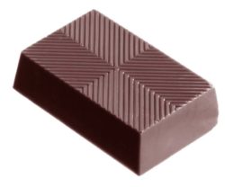 Chocolate World Frame Moulds - CW1325 - Square Block - 33gm - 54x34x14mm