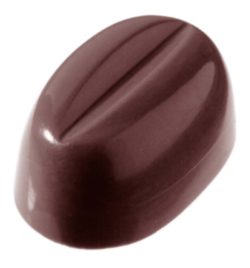 Chocolate World Frame Moulds - CW1327 - Coffee Bean 11 Gr - 11gm - 36x24x16mm