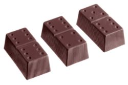Chocolate World Frame Moulds - CW1330 - Domino - 14gm - 41x21x15mm