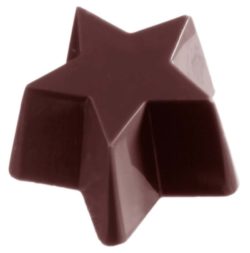 Chocolate World Frame Moulds - CW1390 - Star Bouche - 24gm - 45x45x25mm