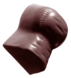 Chocolate World Frame Moulds - CW1394 - Champagne Cork - 15gm - 40x26x19mm