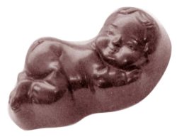 Chocolate World Frame Moulds - CW1457 - Baby Nanda - 23gm - 61x31x19mm