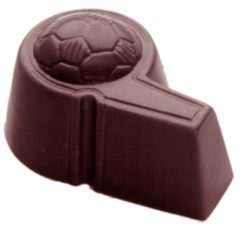 Chocolate World Frame Moulds - CW1477 - Football Whistle - 12gm - 27x39x19mm