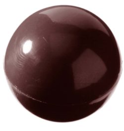 Chocolate World Frame Moulds - CW1495 - Half Sphere Ø 20mm - 2.5gm - 20x20x10mm