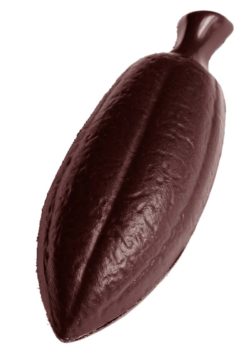 Chocolate World Frame Moulds - CW1498 - Cocoa Bean - 6gm - 58x21x9mm