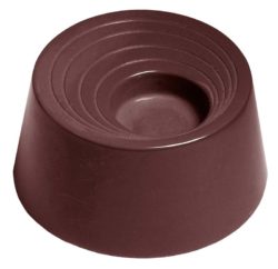 Chocolate World Frame Moulds - CW1564 - Cylinder With Gravure - 12.35gm - 31x31x15.4mm