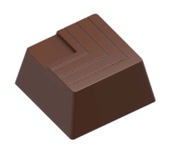 Chocolate World Frame Moulds - CW1607 - Small Block Carved - 10.3gm - 27x27x14mm