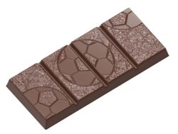 Chocolate World Frame Moulds - CW1620 - Tablet Football - 57gm - 114x50x9.5mm