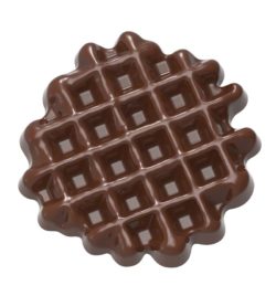 Chocolate World Frame Moulds - CW1626 - Small Waffle - 7.1gm - 42x42x6mm