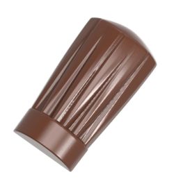 Chocolate World Frame Moulds - CW1627 - Chef'S Hat - Philippe Vancayseele - 6gm - 22x41x10mm
