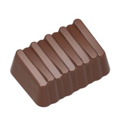 Chocolate World Frame Moulds - CW1646 - Praline Steps - 10gm - 34.5x24.5x13mm
