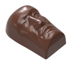 Chocolate World Frame Moulds - CW1659 - Mask - Ryan Stevenson - 10gm - 37x21x17mm