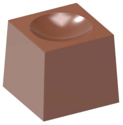 Chocolate World Frame Moulds - CW1695 - Cube - 11.5gm - 22.5x22.5x20mm
