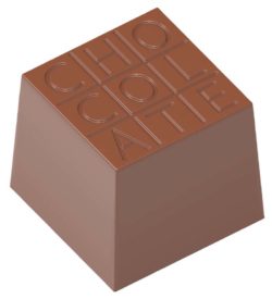 Chocolate World Frame Moulds - CW1729 - Cube Chocolate - 12gm - 23x23x20mm