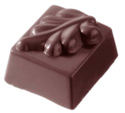 Chocolate World Frame Moulds - CW1871 - Square Leaf 9