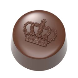 Chocolate World Frame Moulds - CW1884 - Chocolate Crown - 13.4gm - 30.5x30.5x16.2mm