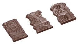 Chocolate World Frame Moulds - CW1911 - Speculaas Vintage - 5.5gm - 53x36x3.5mm