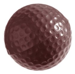 Chocolate World Frame Moulds - CW2048 - Golf Ball Ø 40mm - 20gm - 40x40x20mm