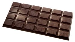 Chocolate World Frame Moulds - CW2398 - Tablet Cocoa Bean - 90gm - 156x77x8mm
