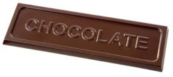 Chocolate World Frame Moulds - CW2429 - Tablet Chocolate - 26gm - 132.3x42.9x5.8mm
