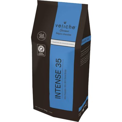 Veliche milk chocolate chips gourmet intense 35 5kg bag