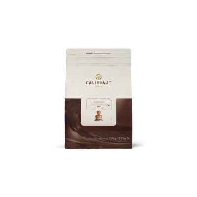 Callebaut milk chocolate chips for fountains 2.5kg bag