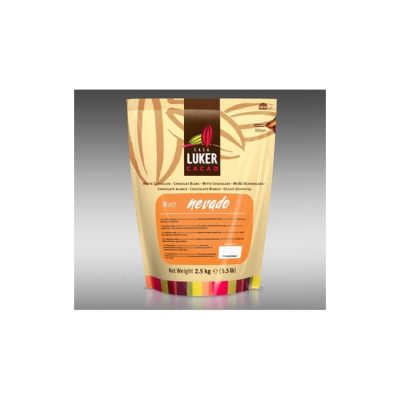 CasaLuker Cacao Nevado milk chocolate chips 36.5% 2.5kg bag