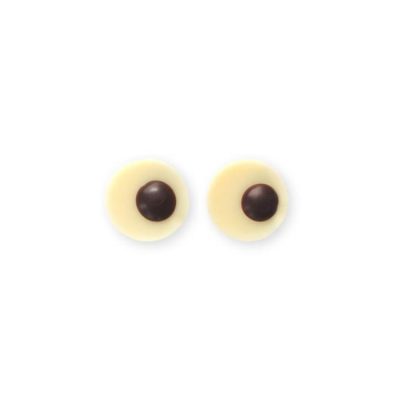 Eyes brown white chocolate chips box of 192