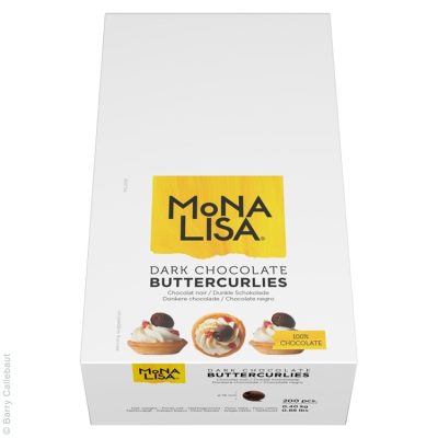 Mona Lisadark chocolate Buttercurlies 400g box
