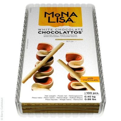 Mona Lisawhite chocolate chips Chocolattos 397g box