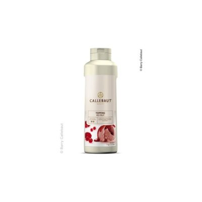 Callebaut red Fruit Topping 1kg bottle