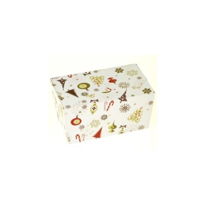 250g Fold Flat Ballotin; Festive Bag of 50