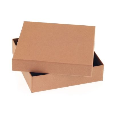 9 Choc Square box & Lid; Cappuccino; Textured Pack of 20